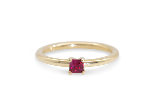 J3023 Precious Gemstone Engagement Ring, Yellow Gold