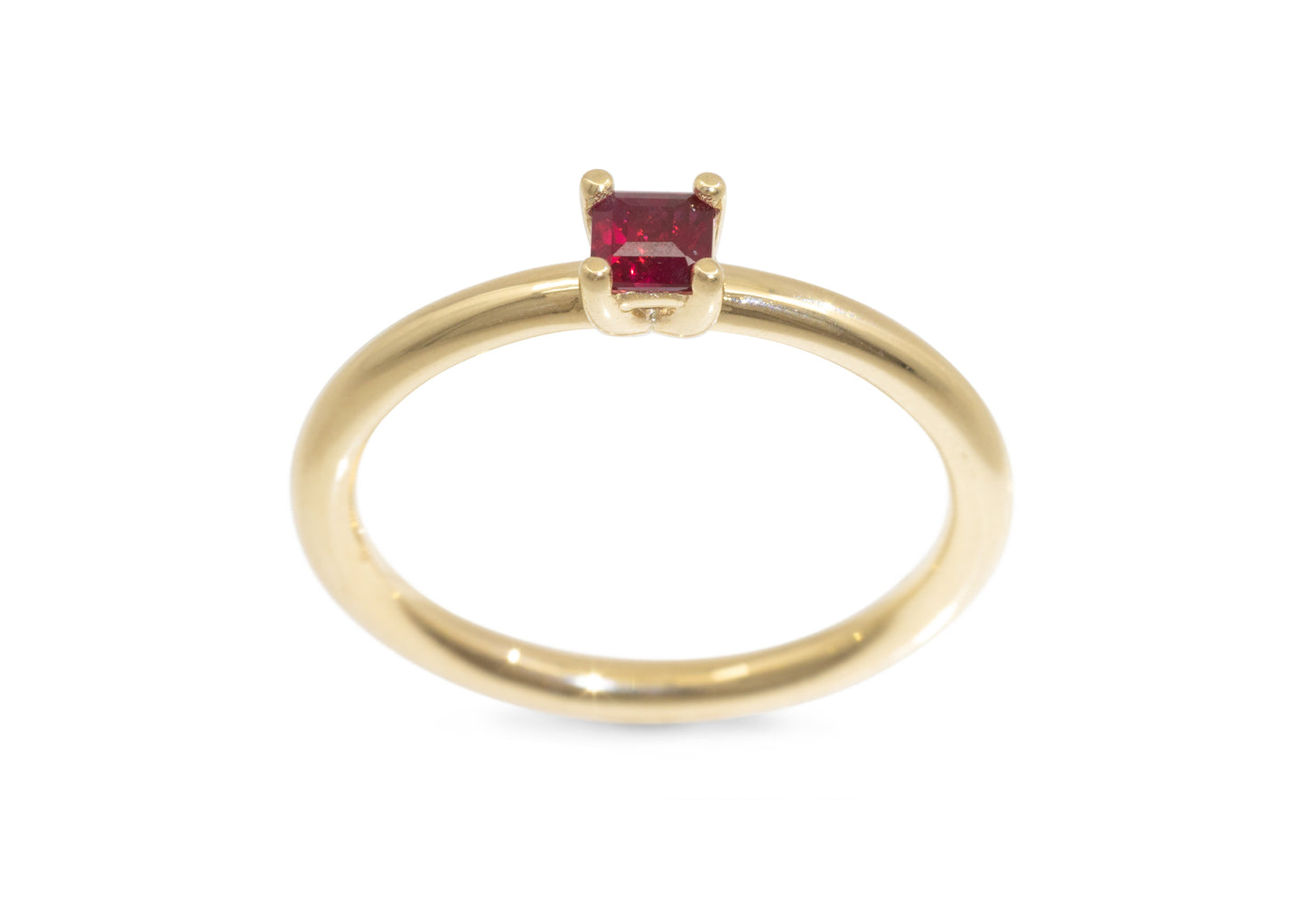 J3023 Precious Gemstone Engagement Ring, Yellow Gold