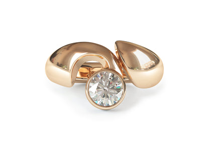 JW159/JW66 Diamond Ring, Red Gold