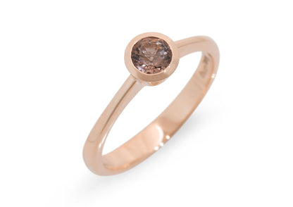 JW698 Gemstone Ring, Red Gold