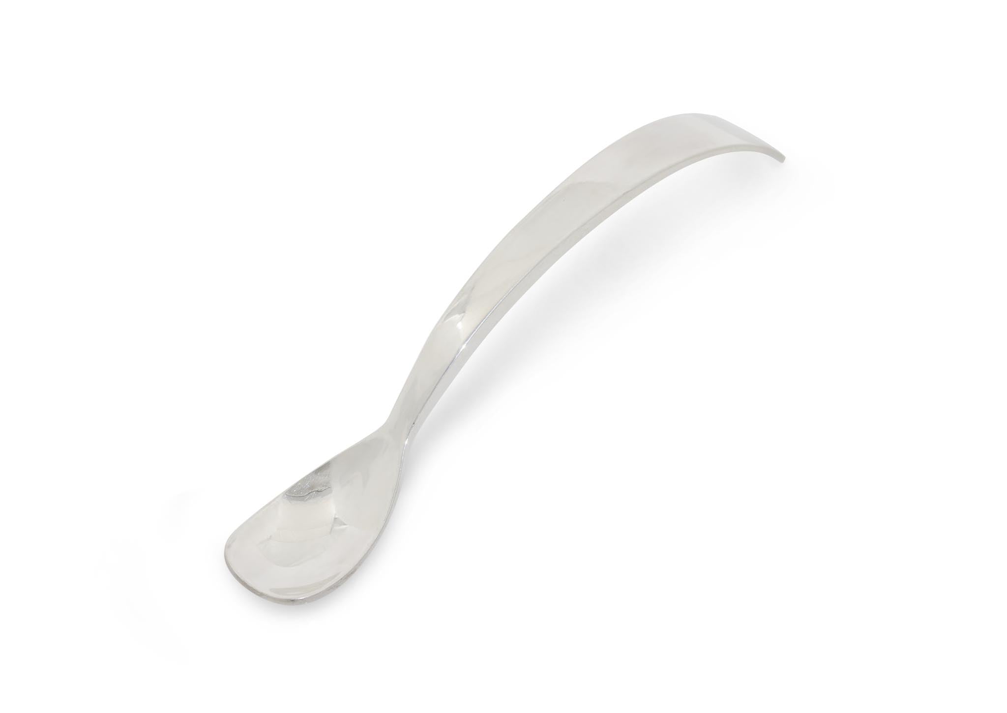 Long Curved Handle Spoon, Pure Silver – Jens Hansen NZ