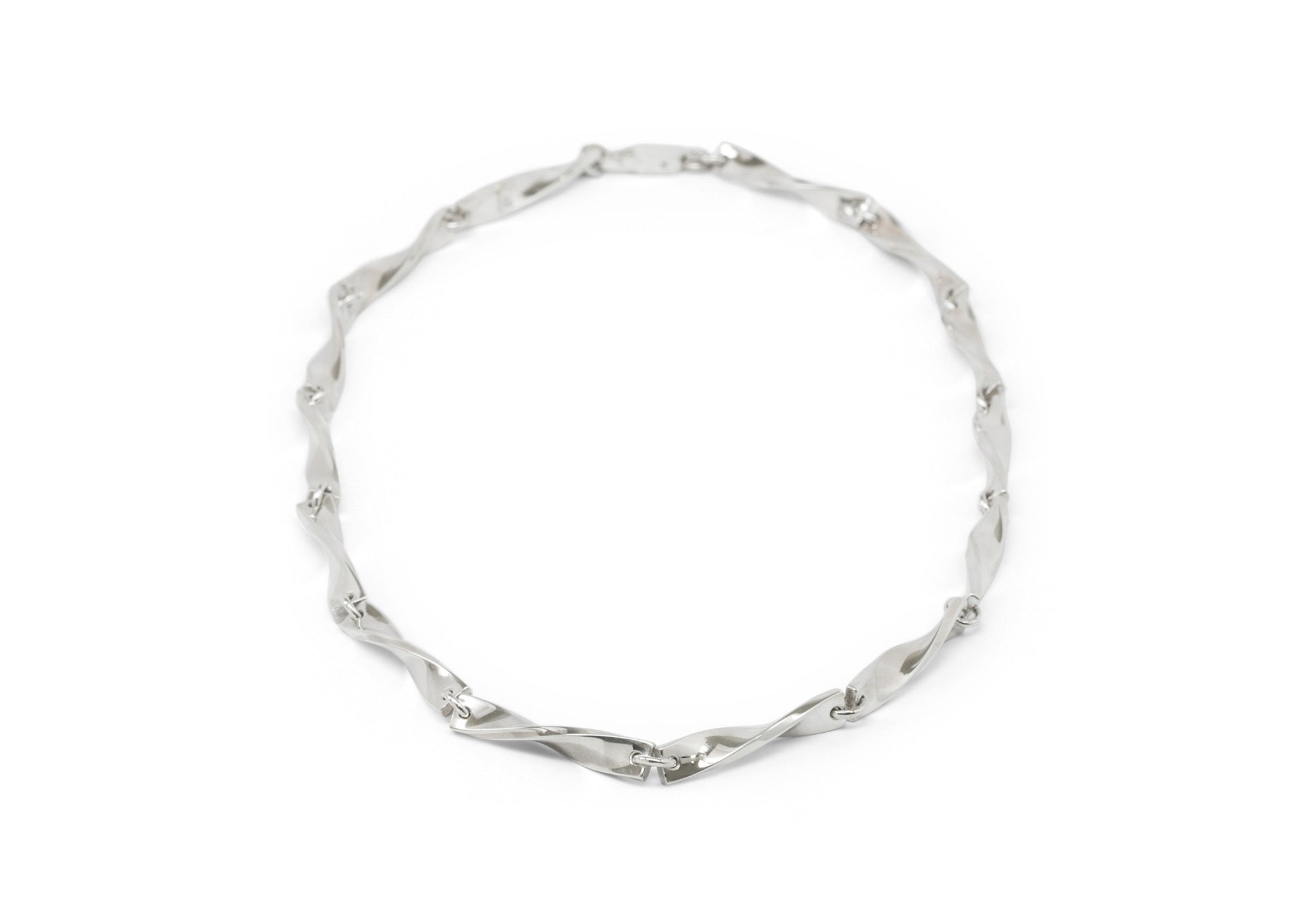 Handmade Twisty Chain Necklace, Sterling Silver – Jens Hansen NZ