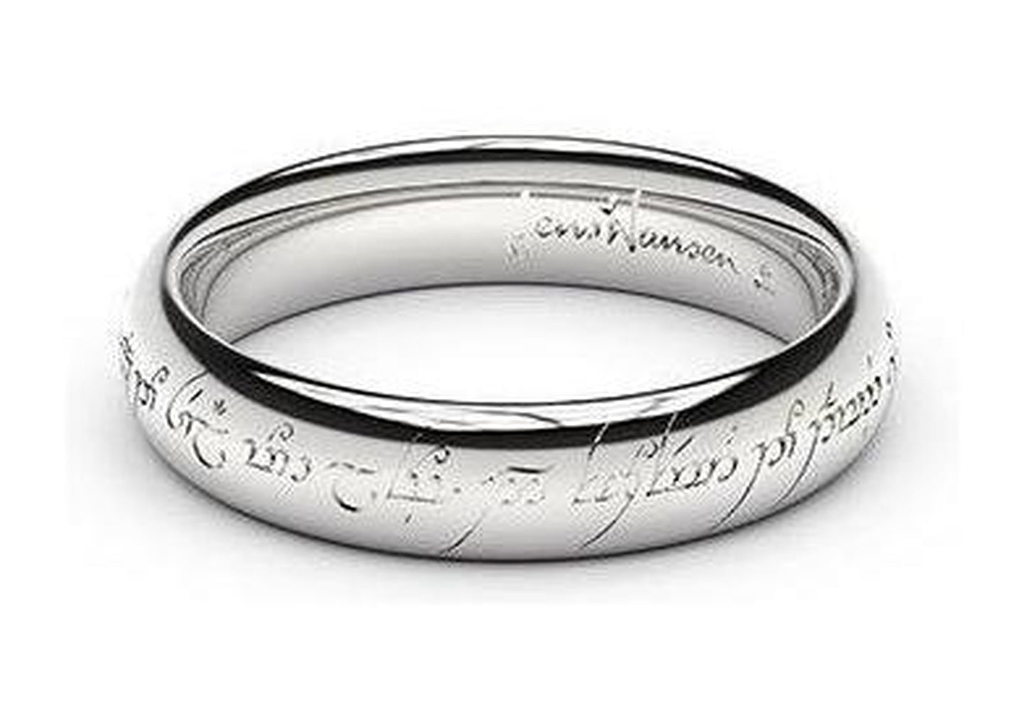 Petite Replica Ring - 4mm wide, 9ct White Gold