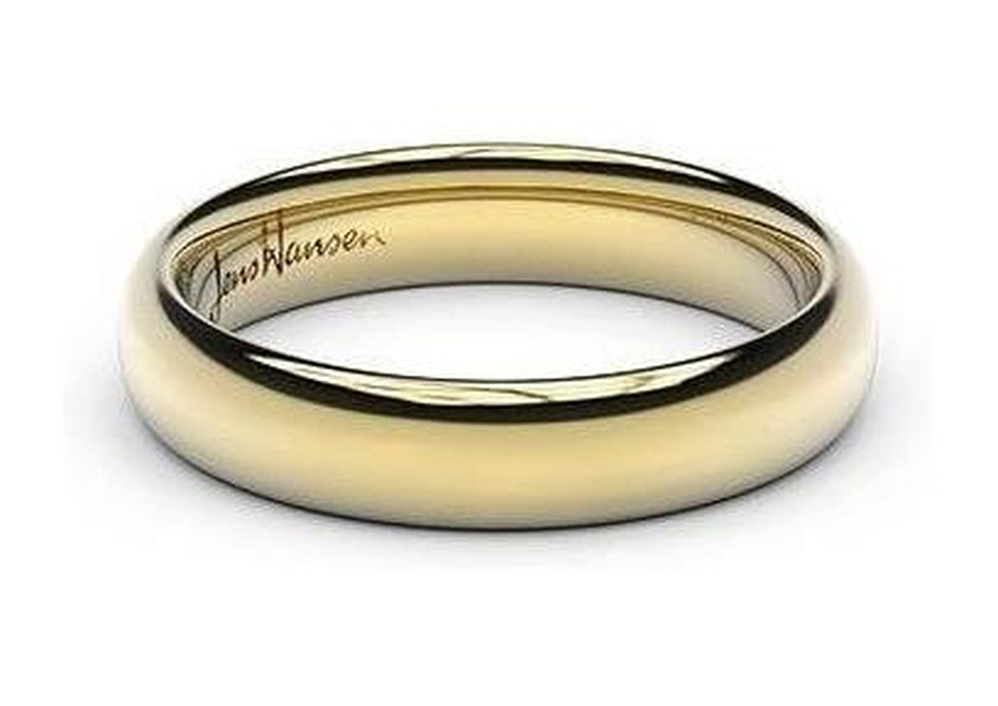 Petite Replica Ring - 4mm wide, 9ct Yellow Gold